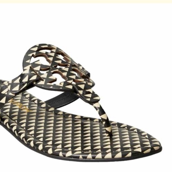 Tory Burch Miller sandals triangle geo sandal - Picture 12 of 13